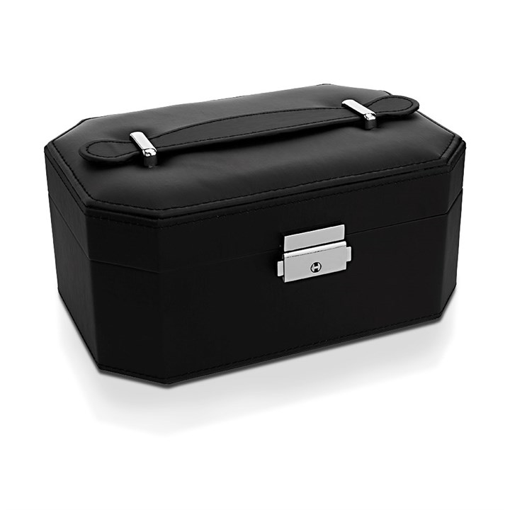 Mele & Co Black PU Octagonal Jewellery Box - P55140
