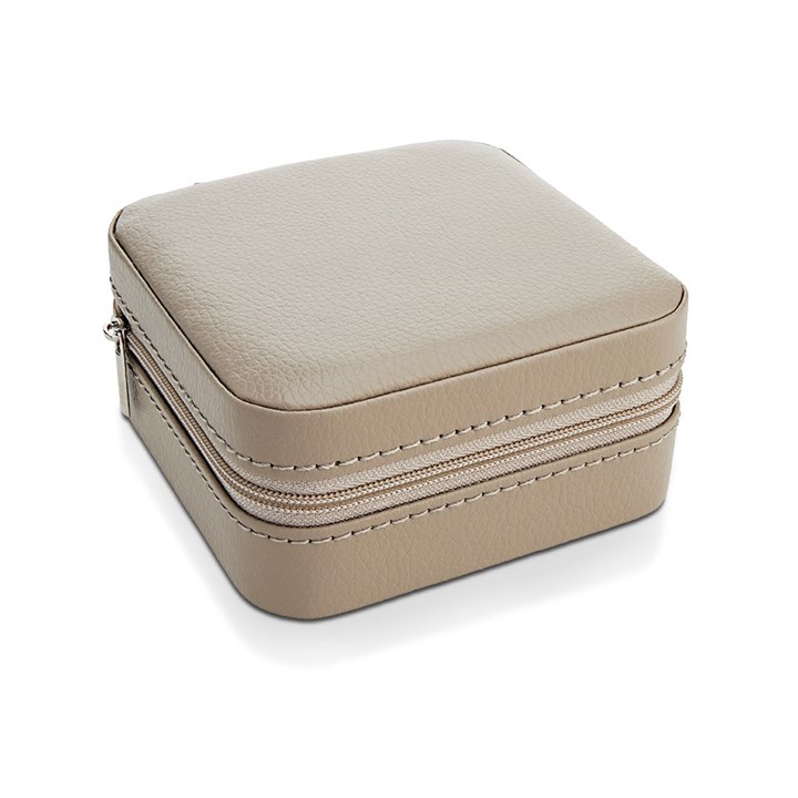 Grey Square Travel Jewellery Box - P55151