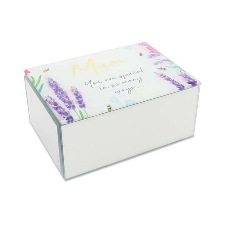 Embrace Mum Mirror Glass Jewellery Box - P56189