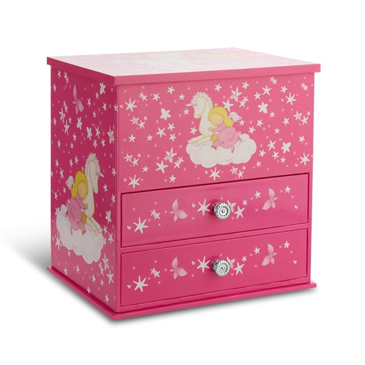 Stardust Princess Two Drawer Musical Jewel Box - P56202