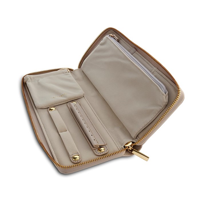 Taupe Travel Jewellery Holder - P58101