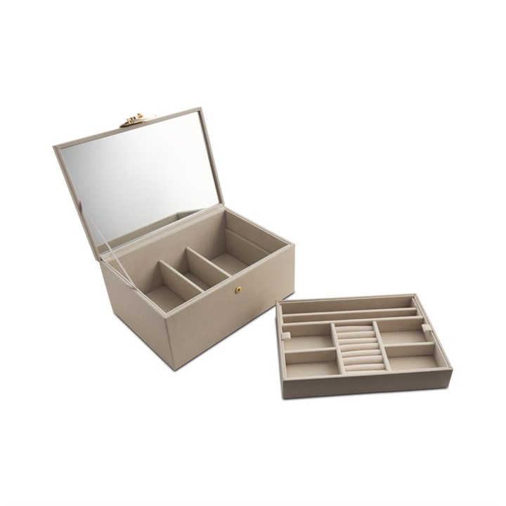Stackers Two Tone Taupe Jewellery Box - P58103