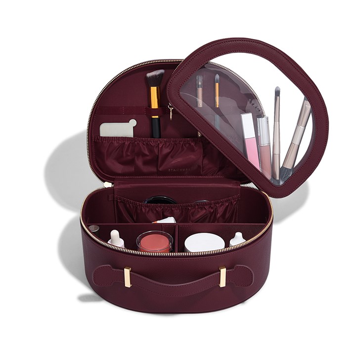 Stackers Burgundy Vanity Case - P58114