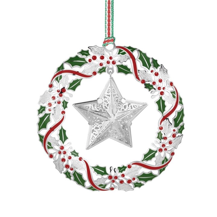 Newbridge LW612 Wreath With Hanging Star - P59174