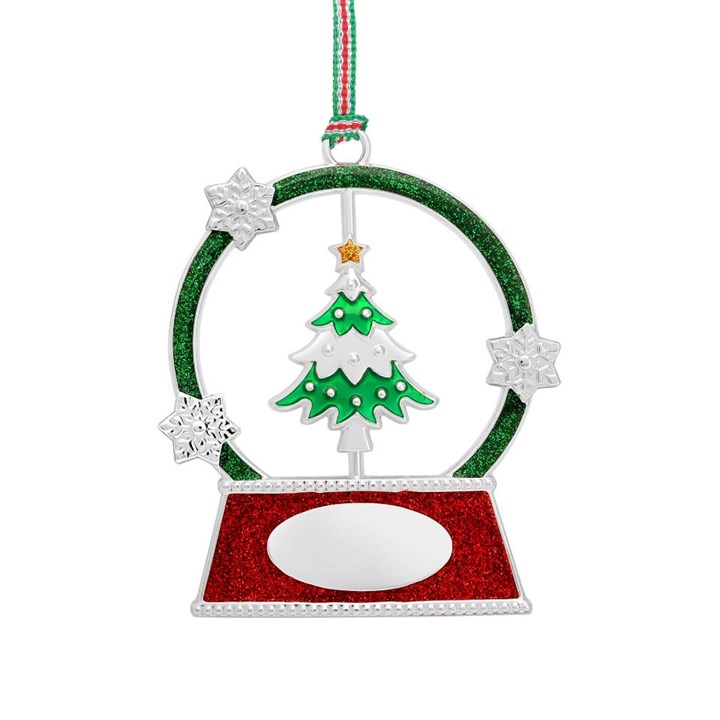 WY982 Newbridge Silverware Festive Tree In Snow Globe - P59233