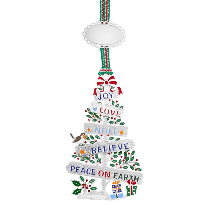 Newbridge Silverware Peace On Earth Sign Post - P59239