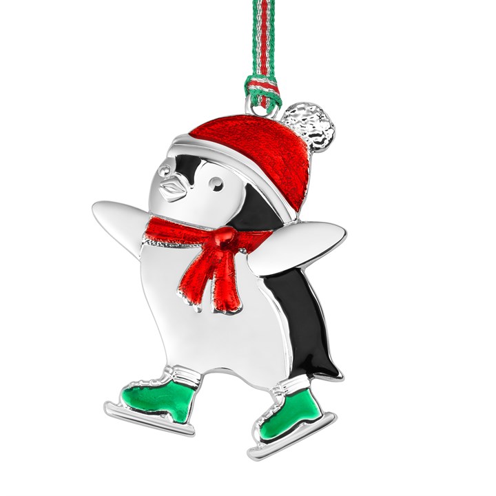 Newbridge Silverware Penguin With Green Boots - P59241