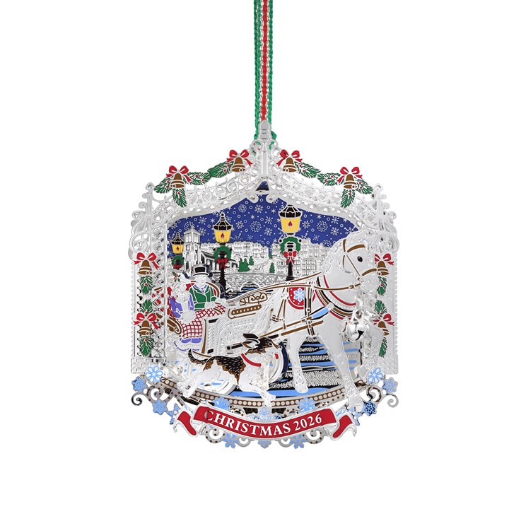 Newbridge Silverware Yearly Ornament 2026 Jingle Bells - P59244