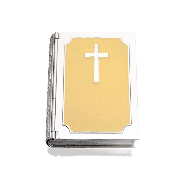 Celebrations Silver Plated Bible Trinket Box - P6002