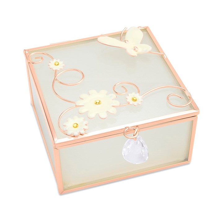 Sophia Champagne Meadow Trinket Box - P60127