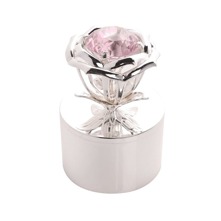 Pink Rose Trinket Box - P60130