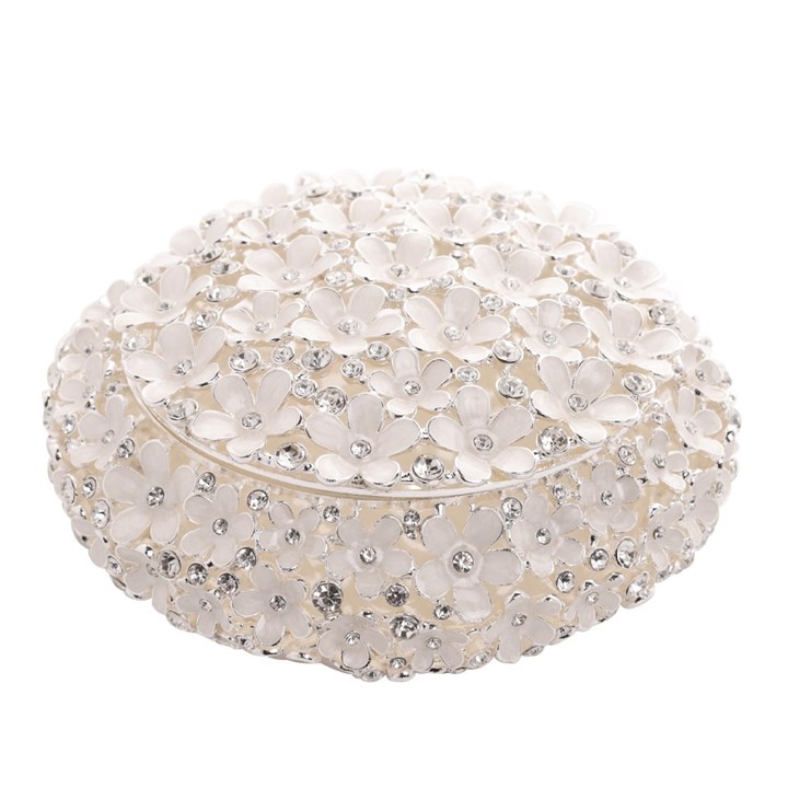 Daisy Open Work Trinket Box - P60132