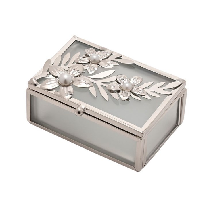 SP3505RTB Sophia Daisy Rectangular Trinket Box - P60148