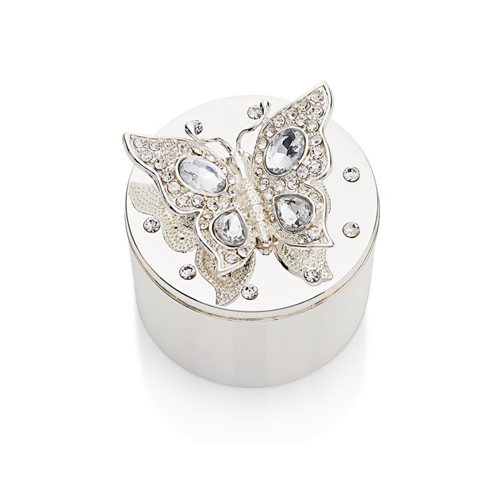 Sophia Crystal Butterfly Trinket Box - P6083