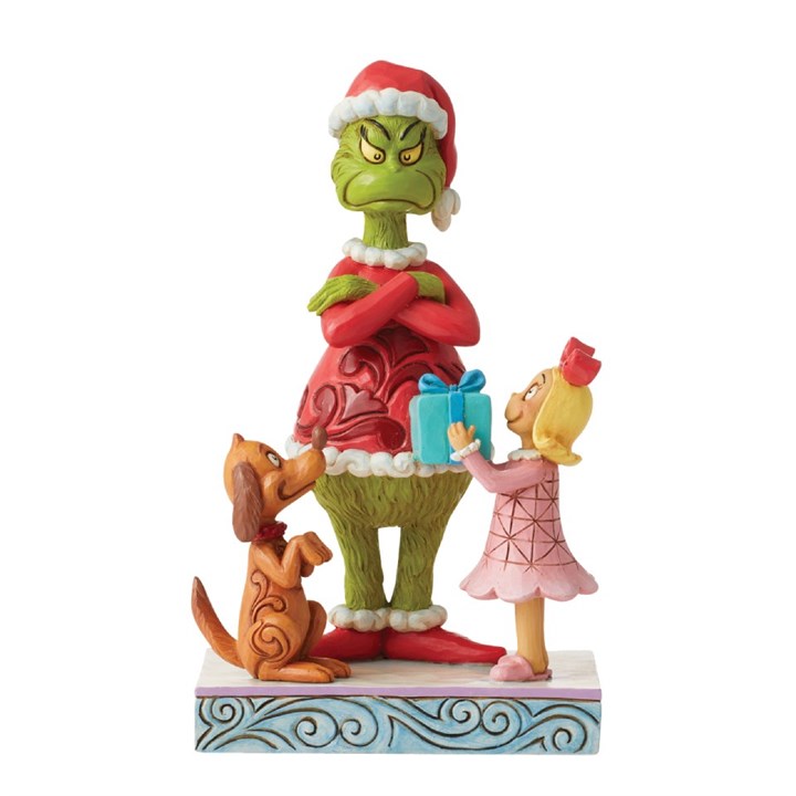 Jim Shore 6012698 Grinch, Cindy Lou And Max - P6230