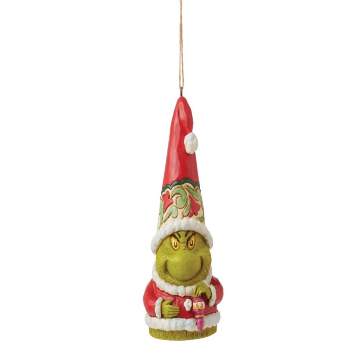 Jim Shore 6012711 Grinch Gnome Hanging Figurine - P6233