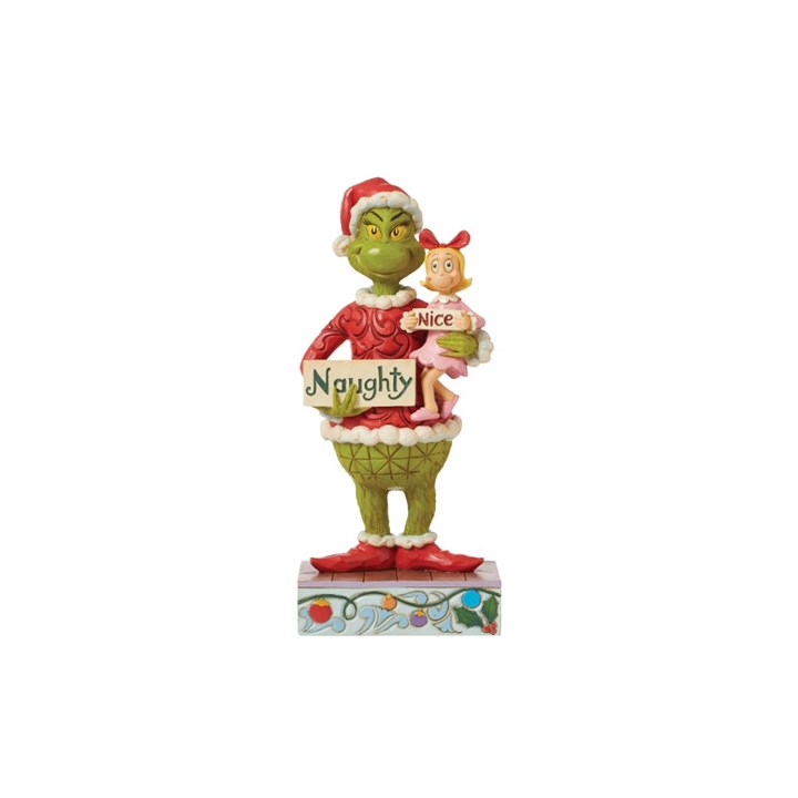 6015212 Jim Shore Grinch Cindy Naughty/Nice - P6237