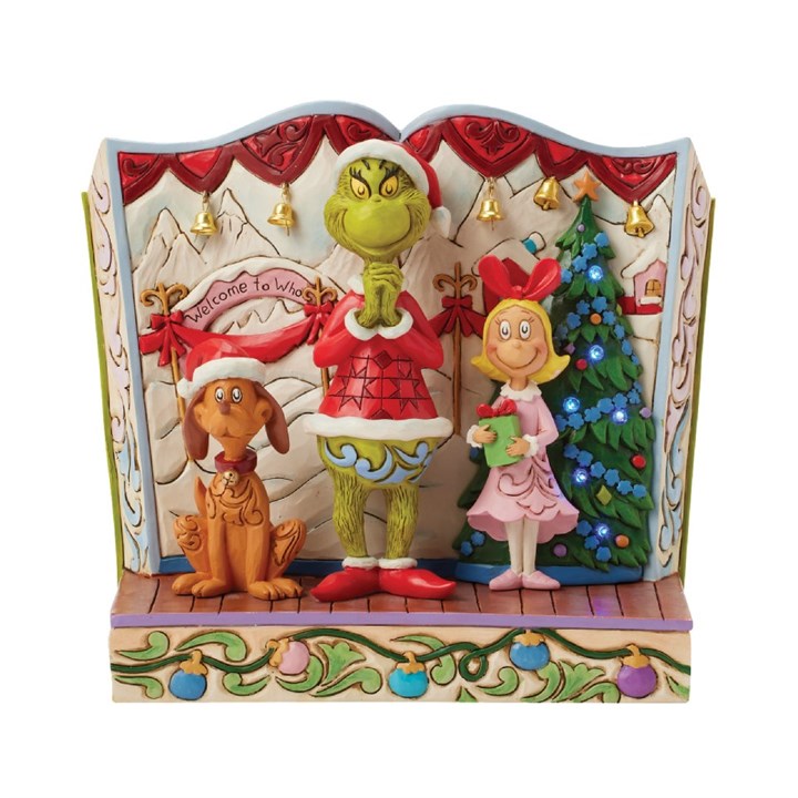 6017056 Jim Shore Christmas Book Figurine - P6238