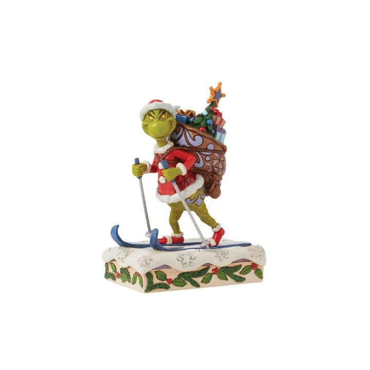 6015216 Jim Shore Grinch Skiing - P6287