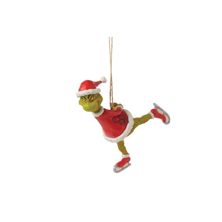 6015225 Grinch Ice Skating Hanging Ornament - P6290