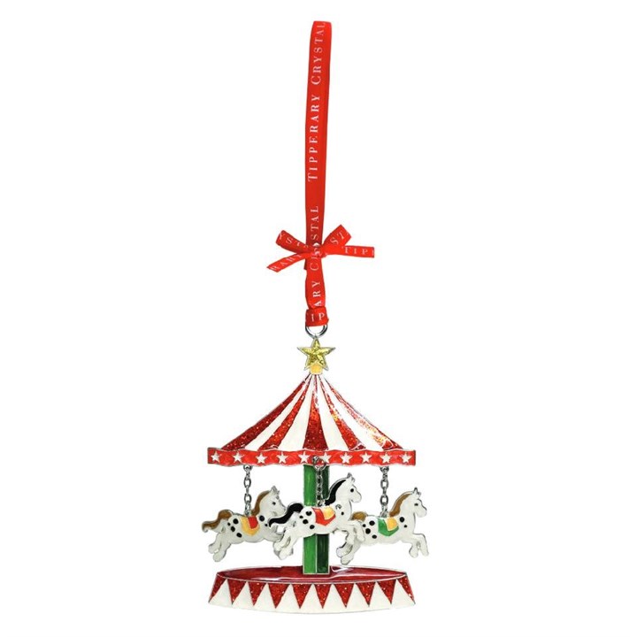 Tipperary Crystal 108967 Carousel Hanging Decoration - P6304