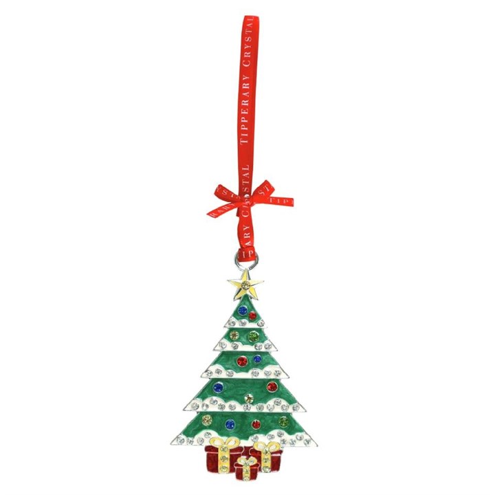 Tipperary Crystal 100190 Christmas Tree Hanging Decoration - P6311
