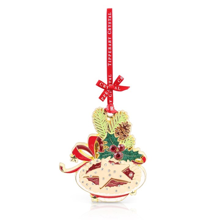Tipperary Crystal 161528 Mince Pie Hanging Decoration - P6328