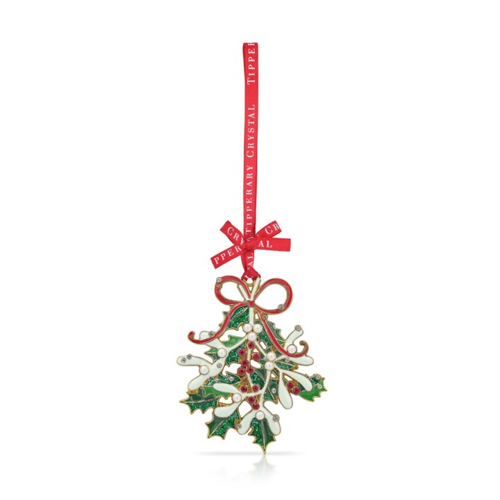 Tipperary Crystal 145672 Mistletoe Hanging Ornament - P6330