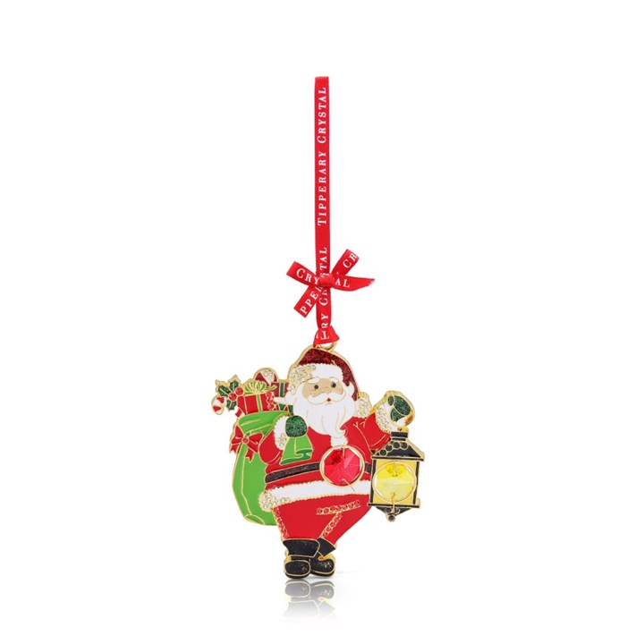 Tipperary Crystal 167353 Santa Hanging Decoration - P6331
