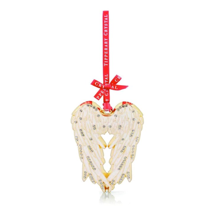 Tipperary Crystal 174870 Angel Wings Hanging Decoration - P6345