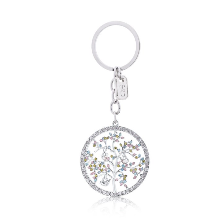 Tree of Life Crystal Set Keyring - P65316