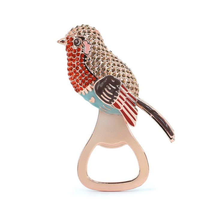 Crystal Set Robin Bottle Opener - P65323