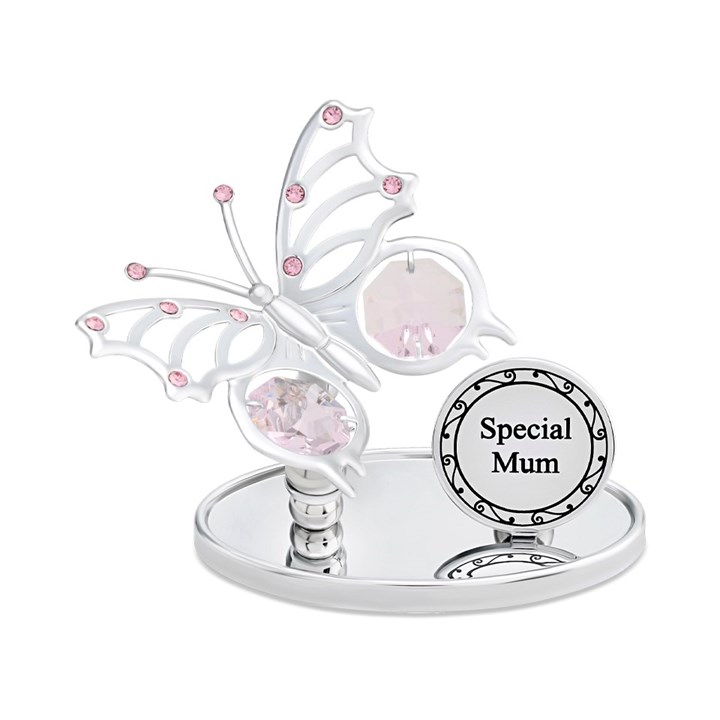 Crystocraft Special Mum Butterfly Plaque - P65340