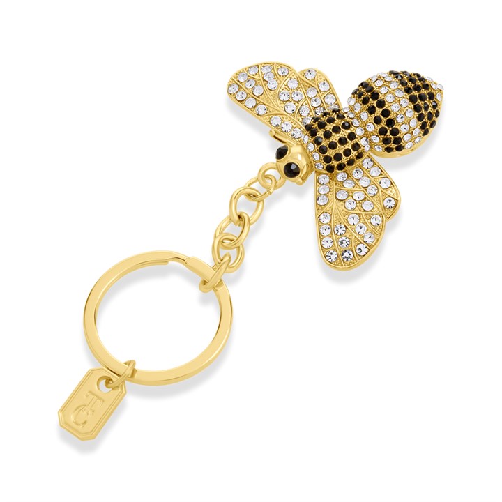 Crystal Set Bee Keyring - P65350