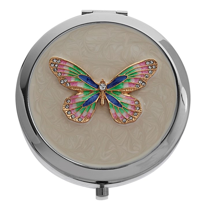 Sophia Rainbow Butterfly Compact Mirror - P66120