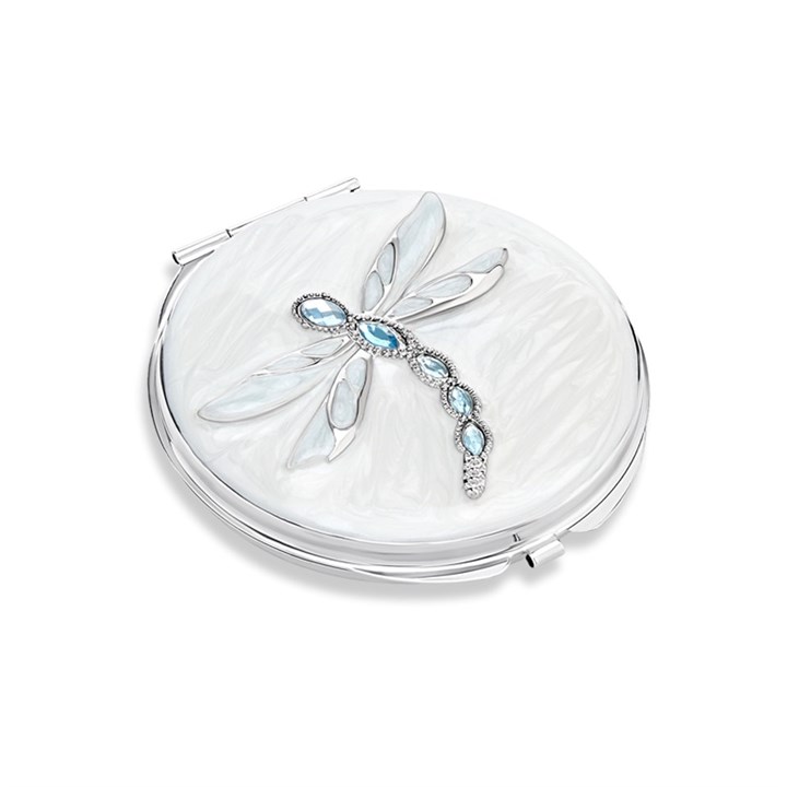 Blue Stone Set Dragonfly Compact Mirror - P66132