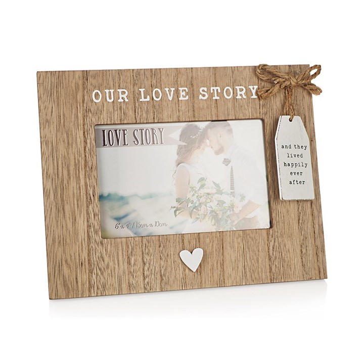 Love Story Wooden Photo Frame - P71200