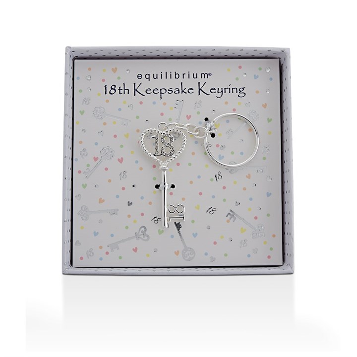 18th Keepsake Keyring - P71215