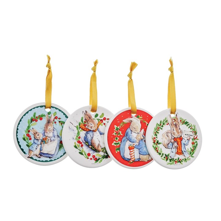 Beatrix Potter A30499 Peter Rabbit Hanging Ornaments - P87124