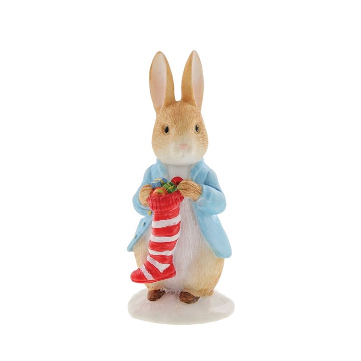 Beatrix Potter A31051 Peter Rabbit With Festive Stocking - P87130