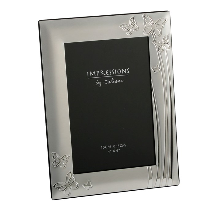 FS100446 Silver Plated Butterfly Frame - P88109