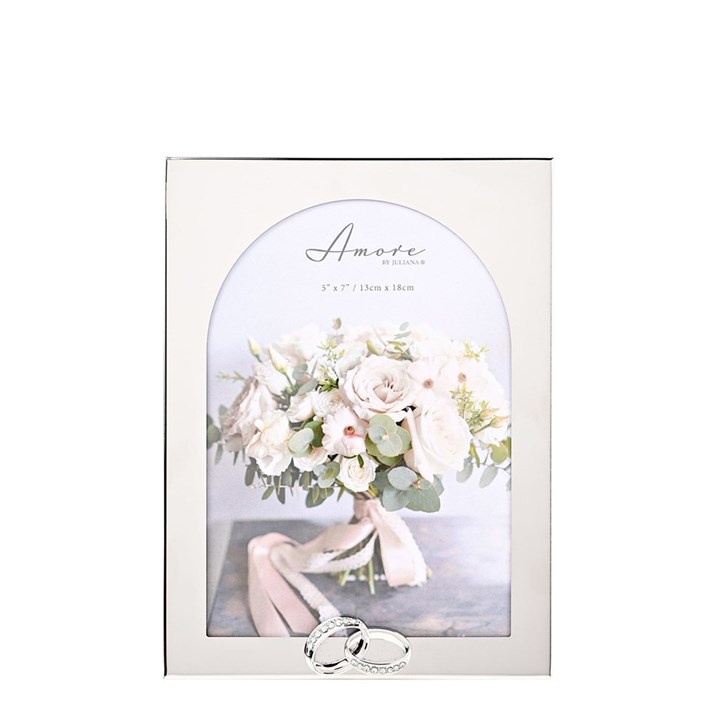 Amore Photo Frame with Rings 7 x 5 - P9160