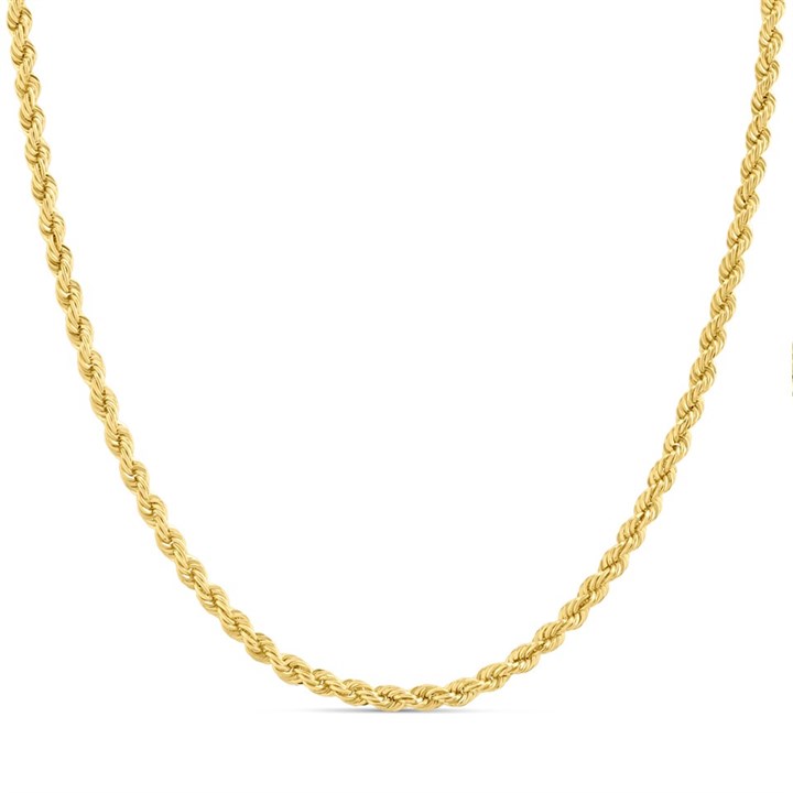 14ct Gold Rope Chain - 18in - R1308