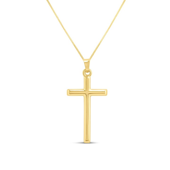 14ct Gold Cross Necklet - R1310