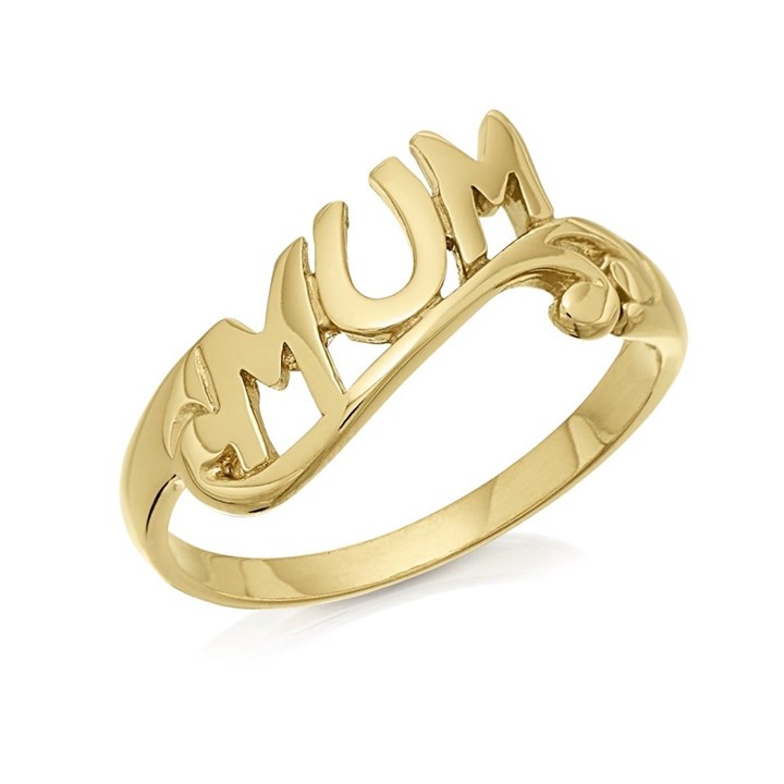 9ct Gold Mum Ring - R1919