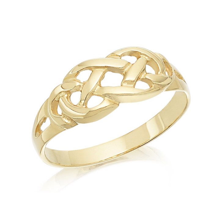 9ct Gold Celtic Twist Ring - R1967