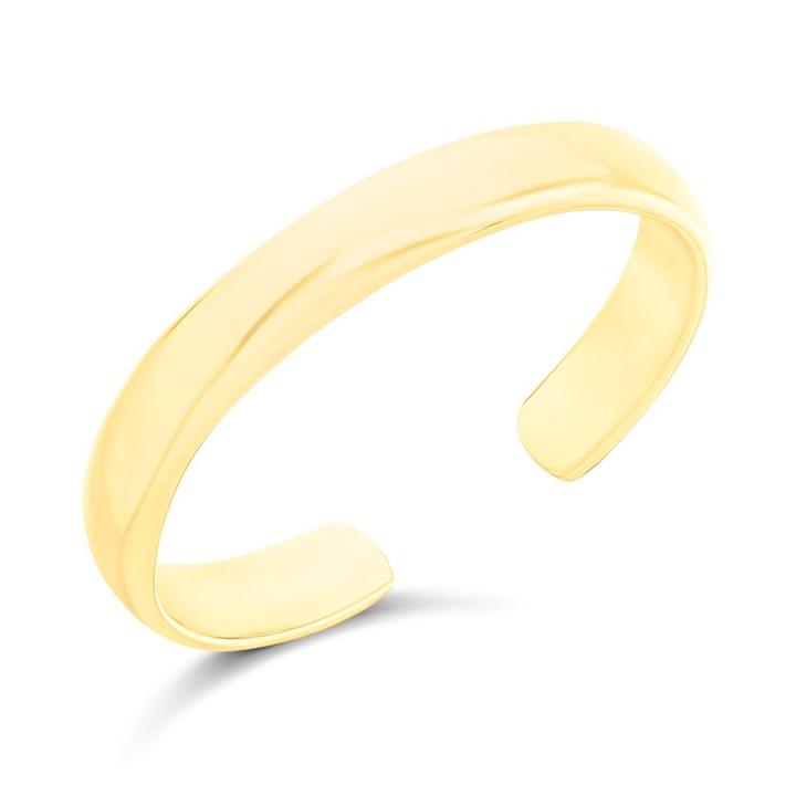 9ct Gold Plain Band Toe Ring - R2004