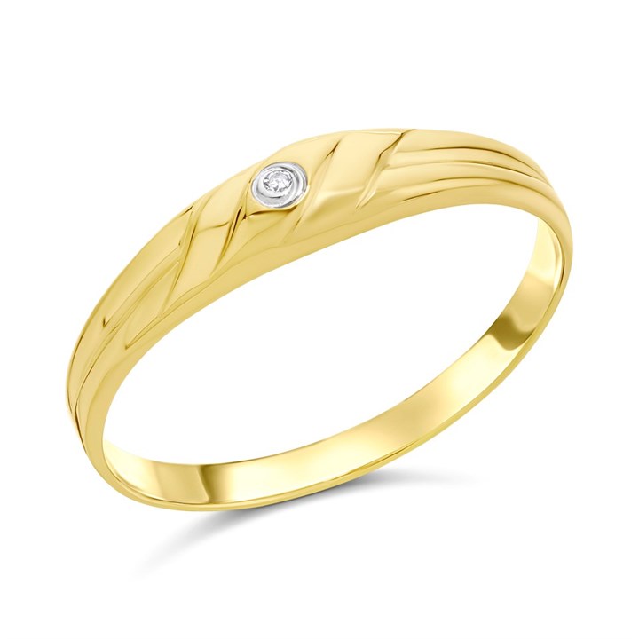 9ct Gold Diamond Ring - R2140
