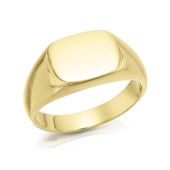 9ct Gold Signet Ring - R3345