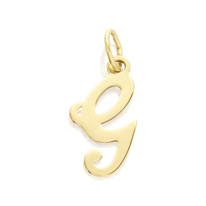 9ct Gold Initial G Pendant - R50101